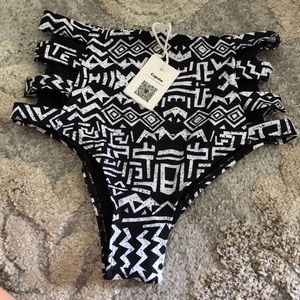 Cupshe High Waisted Swim Bottoms